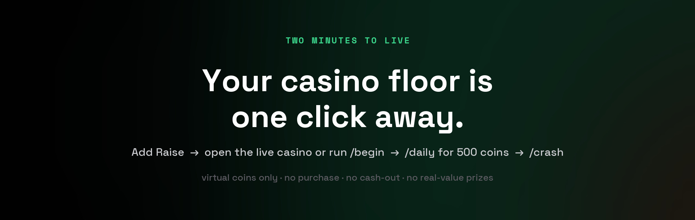 Your casino is one click away